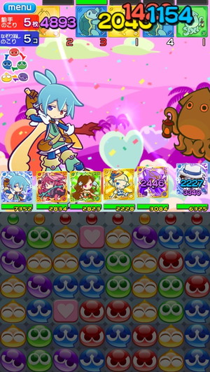 ぷよぷよクエストPC 連鎖攻撃