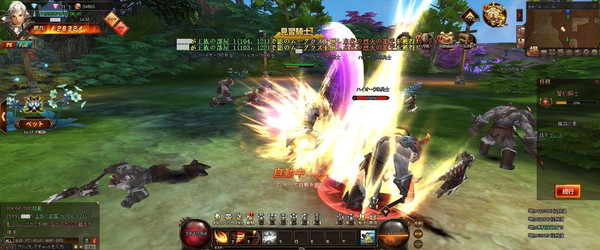 DRAGON REVENGE 自動戦闘中